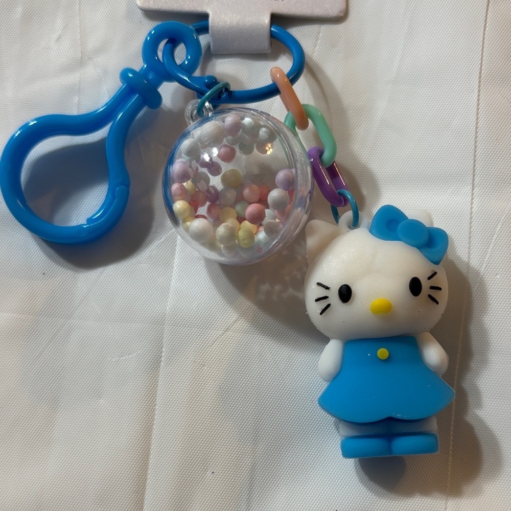 Hello Kitty Blue Keychain/Bag Charm